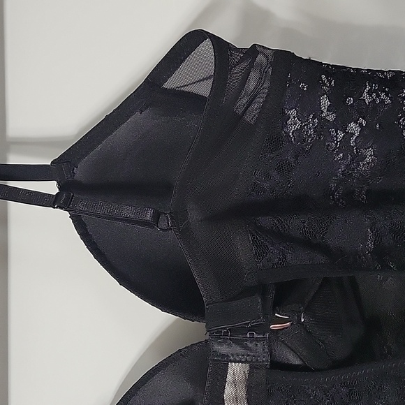 *4 for $10* Jessica Simpson sheer lace and Ruffle Babydoll Black Size M - Picture 11 of 13